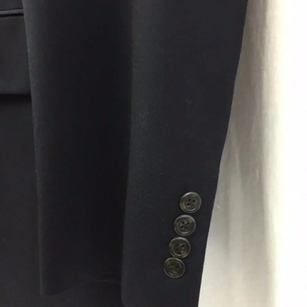 J. Crew Sport Coat Dark Blue 3 Button‎ Lined EUC
